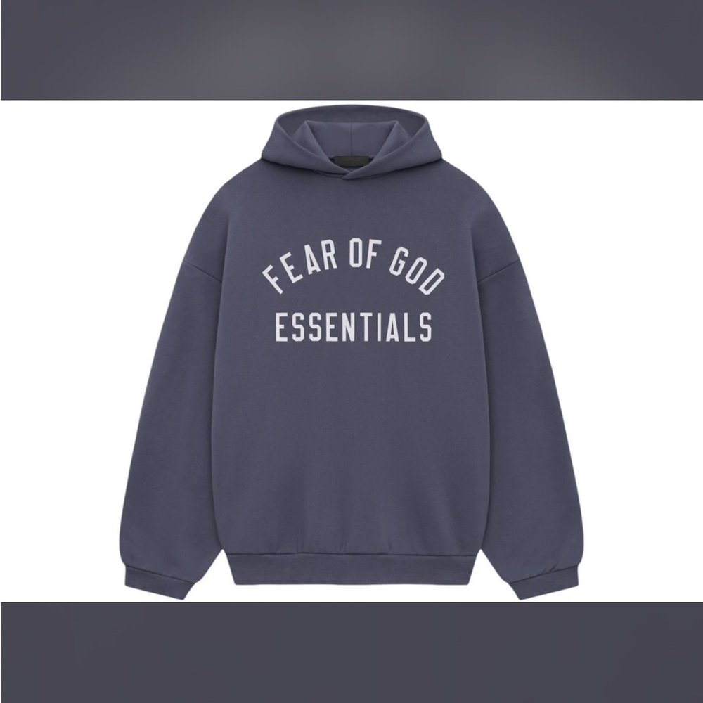 Essentials Fear of God Hoodie - Dark Blue